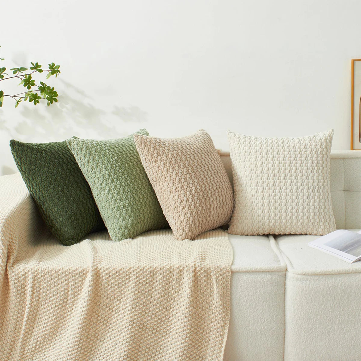 Soft Boho Style Pillows Cover